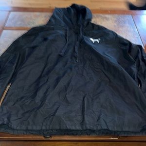 VS Pink Half-Zip Raincoat